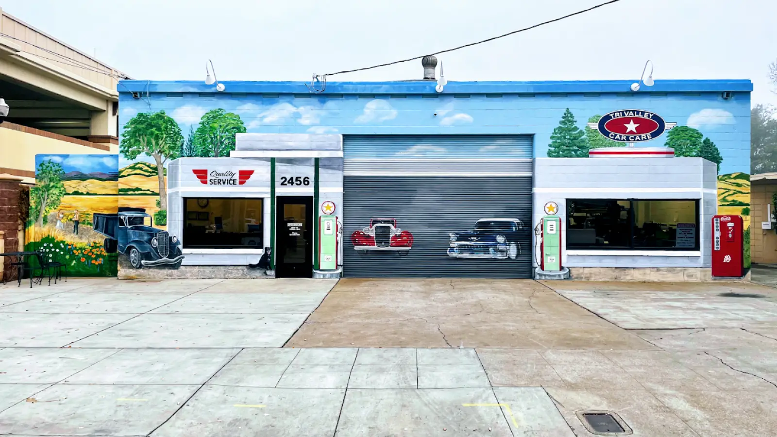ASE-certified technician working on a vehicle at Tri Valley Car Care in Livermore CA